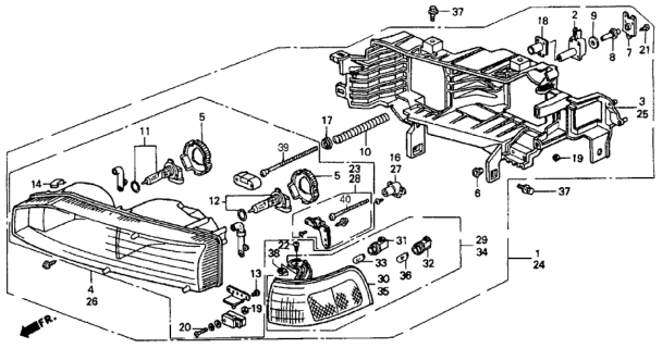 1990 Honda Accord Nut A, Special Diagram for 90302-SM4-003