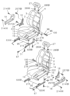 1997 Honda Passport Nut, Lock Hinge (8) Diagram for 8-94152-886-0