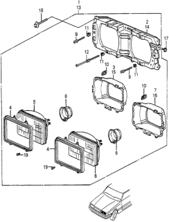 1984 Honda Accord Screw, Tapping (4X8) Diagram for 90162-692-003