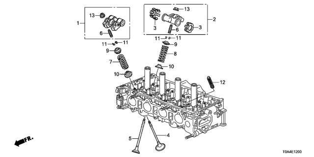 2014 Honda CR-V Valve - Rocker Arm Diagram