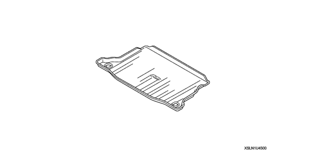 2007 Honda Fit 5 Door BASE KA 5AT Cargo Tray Diagram