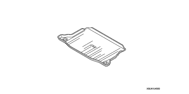 2007 Honda Fit Cargo Tray Diagram