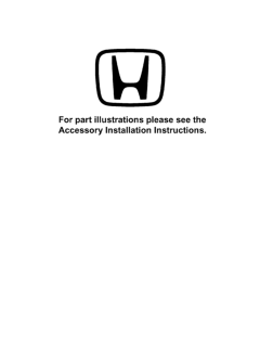 2000 Honda Passport Accessories - Interior Diagram