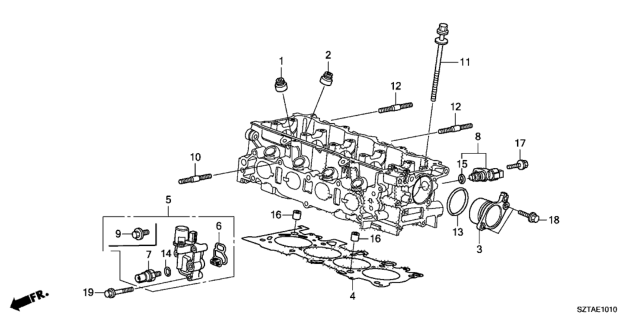 2015 Honda CR-Z Spool Valve Diagram