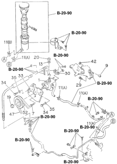 1996 Honda Passport Nut (12) Diagram for 8-94139-015-0