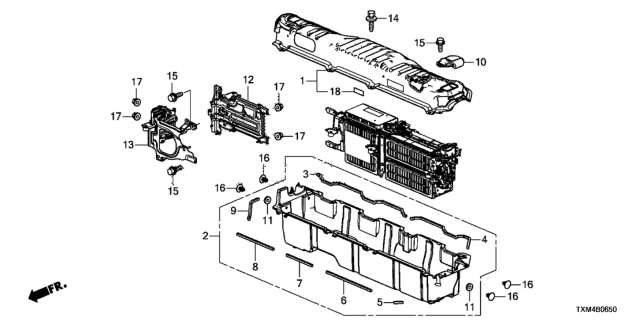 2020 Honda Insight SEAL E, IPU CASE Diagram for 1D947-6L2-A00