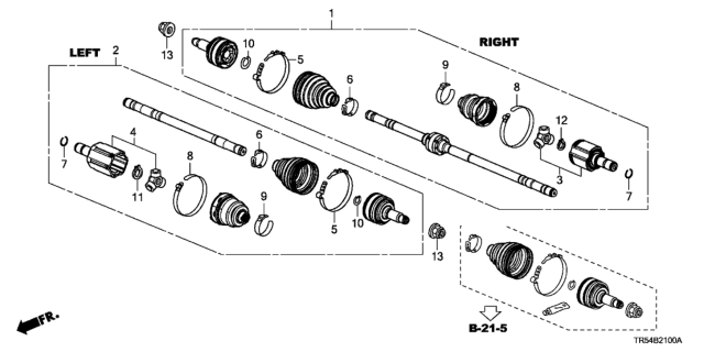 2012 Honda Civic Driveshaft Diagram