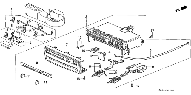 1998 Honda Civic Heater Control Diagram