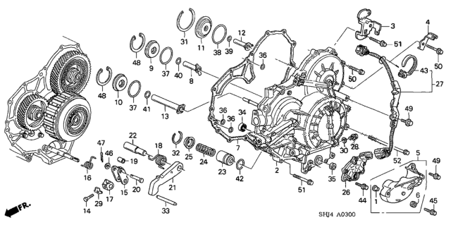 2006 Honda Odyssey Sensor Assembly, Position Diagram for 28900-RGR-003