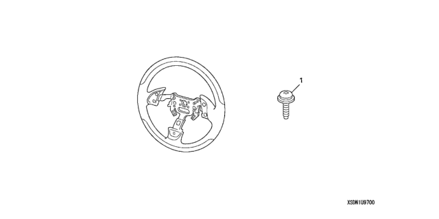 2005 Honda Accord Steering Wheel Diagram