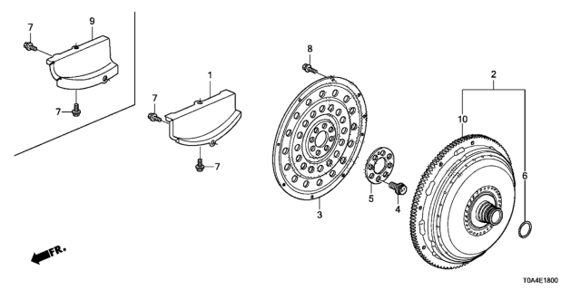 2016 Honda CR-V Torque Converter Diagram