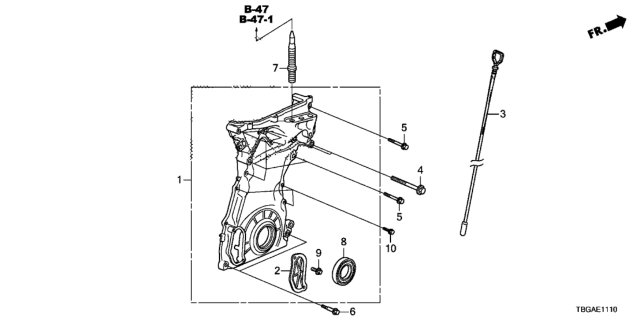 2020 Honda Civic Chain Case Diagram