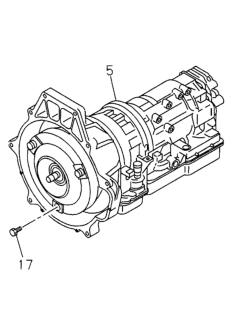 1994 Honda Passport Transmission Assembly, Automatic Diagram for 8-96017-175-0
