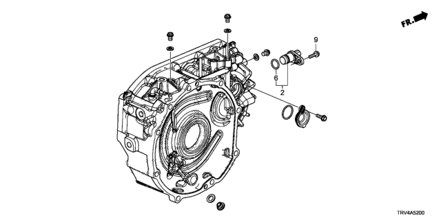 2017 Honda Clarity Electric AT Parking Position Sensor Diagram