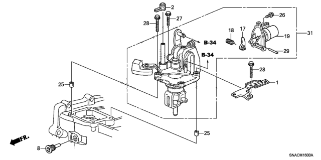 2011 Honda Civic Cover, Dust Diagram for 24474-RAP-000