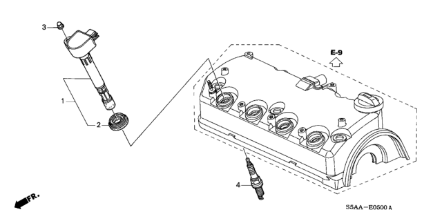 2004 Honda Civic Ignition Coil Diagram