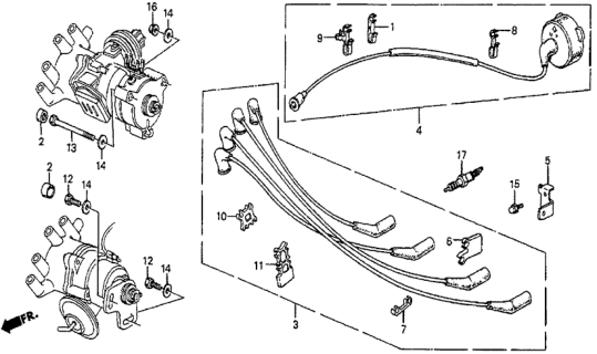 1985 Honda Prelude Spark Plug (Bpr6Ey-11) (Ngk) Diagram for 98079-56146-S