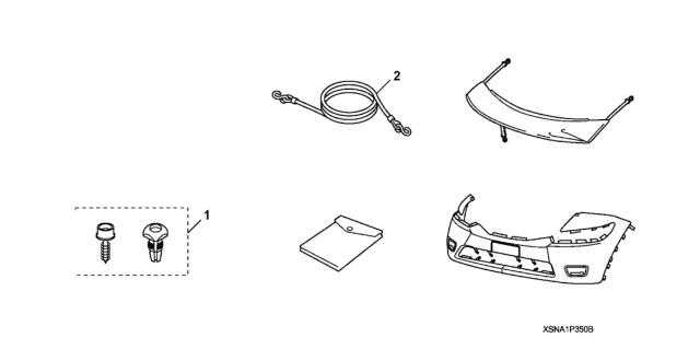 2009 Honda Civic Nose Mask (Full) Diagram