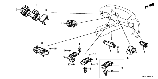 2020 Honda Civic Switch Diagram