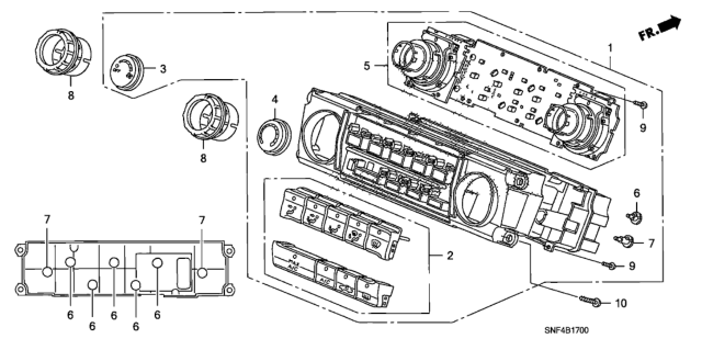 2007 Honda Civic Heater Control Diagram