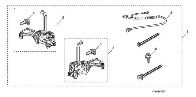 2008 Honda Accord Foglight Kit Diagram