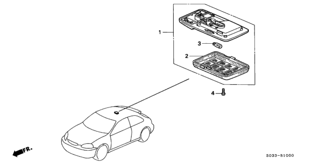 1997 Honda Civic Interior Light Diagram