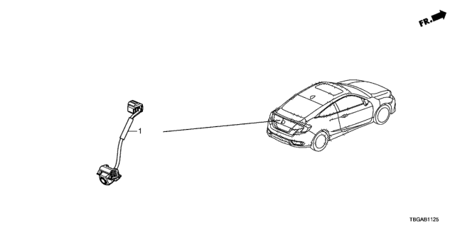 2020 Honda Civic Rearview Camera Diagram