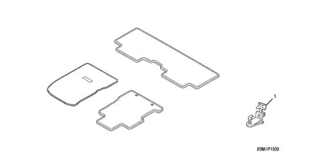 2007 Honda Civic Floor Mats Diagram