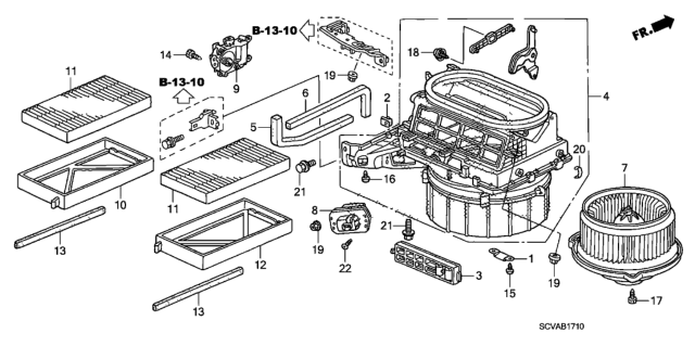 2007 Honda Element Heater Blower Diagram