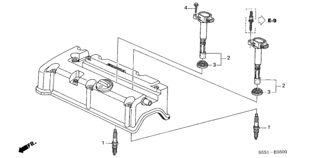 2002 Honda Civic Ignition Coil Diagram