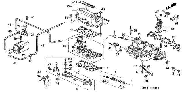 1993 Honda Accord Intake Manifold Diagram