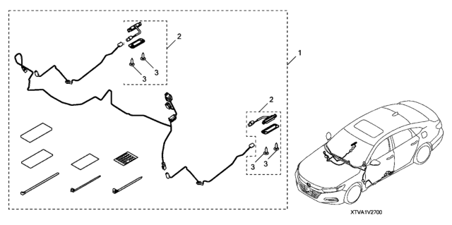 2020 Honda Accord Hybrid Puddle Light Diagram