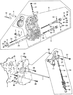 1983 Honda Civic Valve, Orifice Control Diagram for 27417-PA9-020