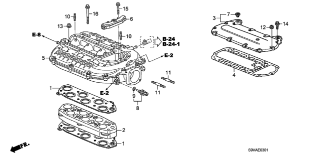 2008 Honda Pilot Intake Manifold Diagram