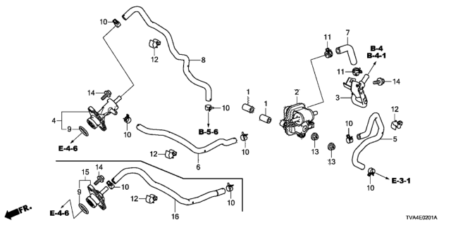 2018 Honda Accord Tube, Purge (D) Diagram for 36170-6B2-A00