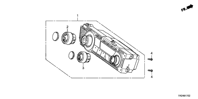 2015 Honda Civic 4 Door MX KL CVT Auto Air Conditioner Control Diagram