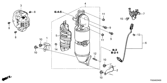 2021 Honda Civic Converter Diagram