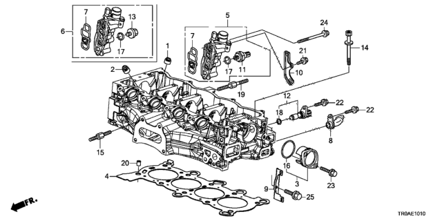2013 Honda Civic Spool Valve (1.8L) Diagram