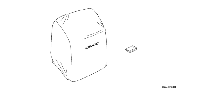 2008 Honda S2000 2 Door CR (WITH AC) KA 6MT Hardtop Cover Diagram