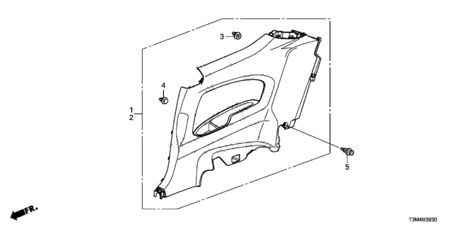 2017 Honda Accord Side Lining Diagram