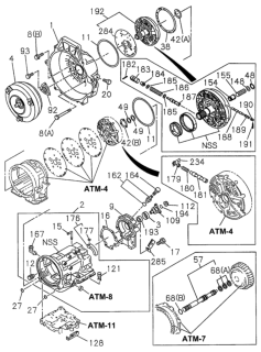 1996 Honda Passport Bolt, Reverse Sensor Diagram for 8-96014-809-0