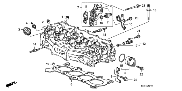 2009 Honda Civic 4 Door GX KA 5AT Spool Valve Diagram