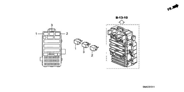 2011 Honda Civic Control Unit (Cabin) Diagram 2