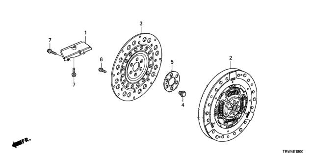 2020 Honda Clarity Plug-In Hybrid Flywheel Diagram