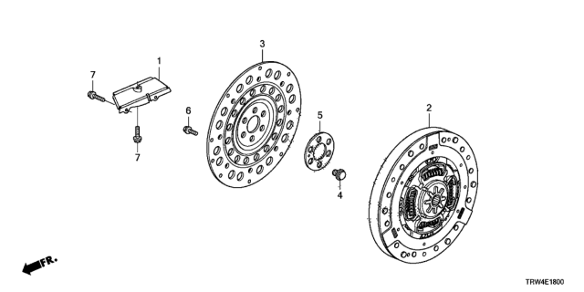 2019 Honda Clarity Plug-In Hybrid Flywheel Diagram