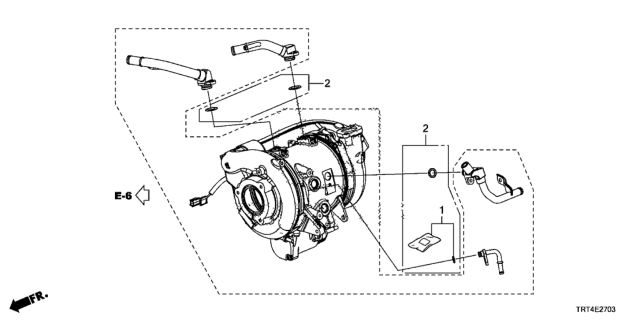 2020 Honda Clarity Fuel Cell Set Diagram for 91014-5WM-A00