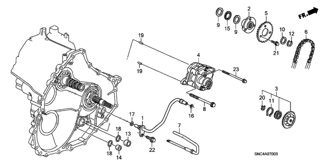 2009 Honda Civic Oil Pump Diagram