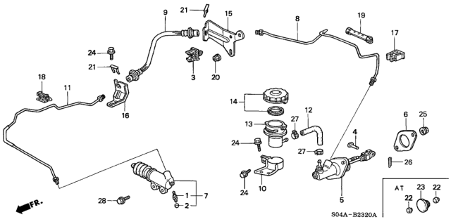 1999 Honda Civic Plug, Hole (9MM) Diagram for 90851-SH4-K00