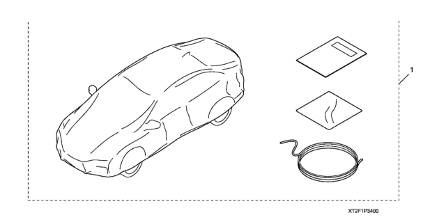 2013 Honda Accord Car Cover Diagram