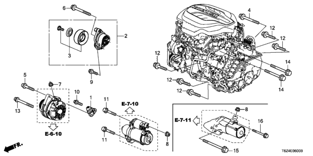 2018 Honda Ridgeline Auto Tensioner Diagram